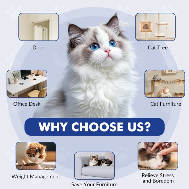 Alt view image 5 of 6 - Automatic Hanging Cat Toy, Electric cat Teaser, Dark Blue | Interactive,Rechargeable,Flying Bird Feather Wand Cat Toys,Exercise Stimulation,Cat Enrichment