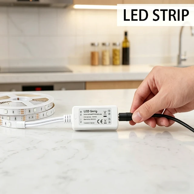 Alt view image 4 of 5 - 6.5FT 5.5mm x 2.1mm 18AWG DC Connector Male to Female Extension Cable 5pcs | 12V DC Cable for CCTV Surveillance Cameras, LED Strip Lights, Printers, and Routers