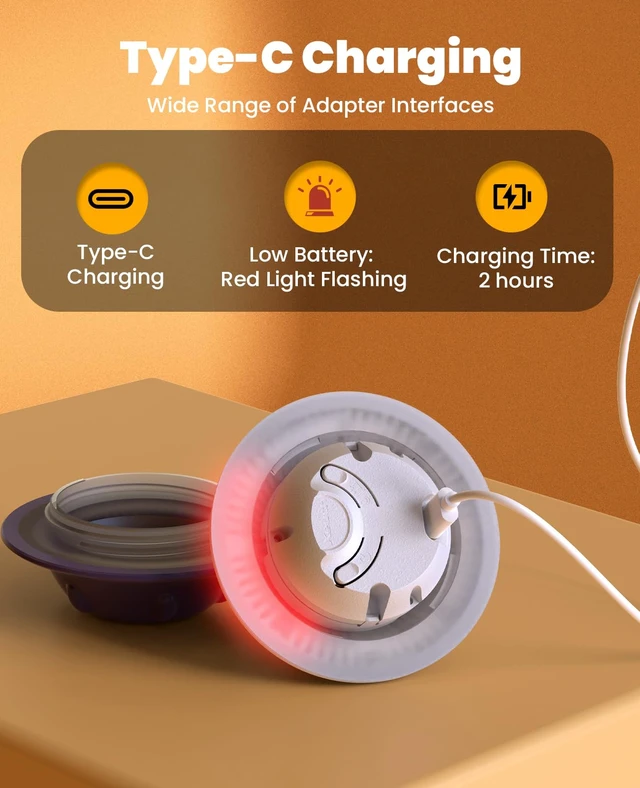 Alt view image 4 of 7 - Smart Interactive Dog Toys, Automatic Moving and Rolling Dogs Ball with Rope, Motion-Activated Squeaky Ball for Small Medium Dogs for Boredom, RGB Lights, Stimulating Sound, Voice Recording