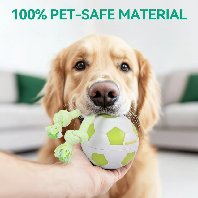 Alt view image 3 of 7 - Interactive Dog Toys, Smart Dog Ball with Durable Rope, Automatic Moving and Rolling Ball Toys for Small Medium Large Dogs, Motion-Activated and USB Rechargeable