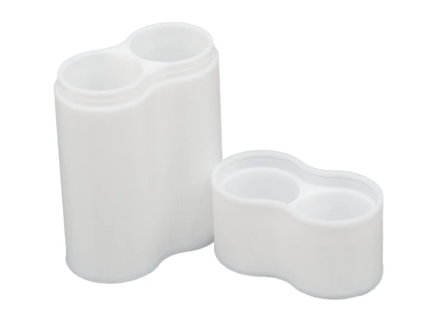 Alt view image 5 of 6 - Slimline 18650 Battery Case, soft durable material - Pack of 2 (Holds 2 Batteries)