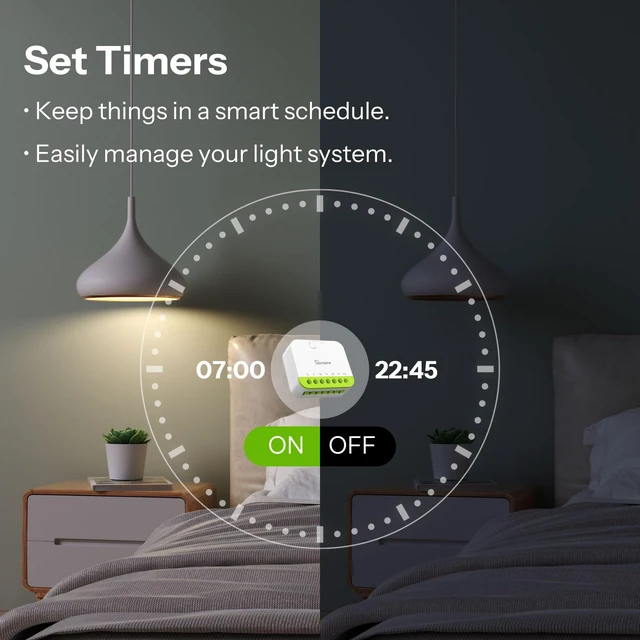 Alt view image 6 of 6 - MINI Duo 2-Channel Zigbee Smart Switch, Zigbee 3.0, 16A Total Load, Remote & Automated Control via Zigbee Hub, Neutral Required, Alexa/Google Assistant Compatible, 1-Pack