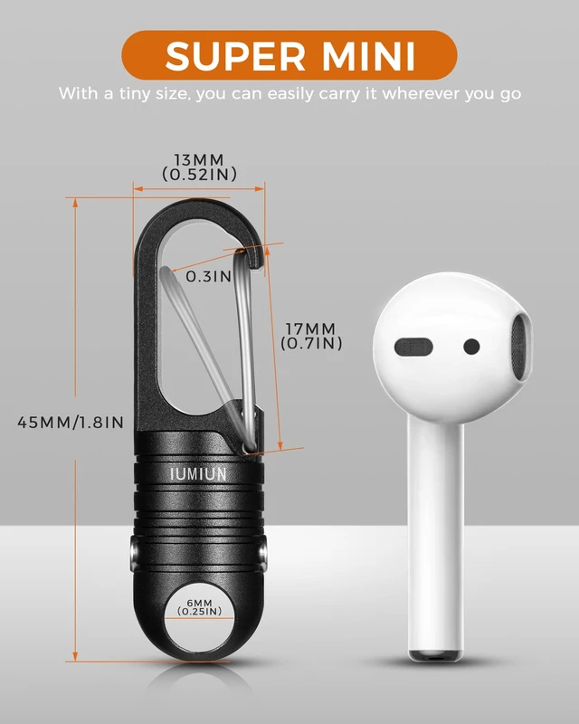Alt view image 2 of 6 - Magnetic Quick Release Keychain with Spring Clip, Anti Fall 2-Lock | Holds Up To 20lbs, Dual-button Safety Lock, 360° Swivel, Portable Key Clip