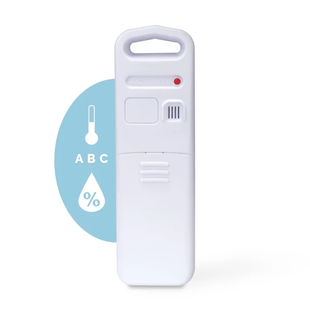 Alt view image 2 of 6 - Wireless Indoor Outdoor Temperature and Humidity Sensor with A-B-C Switch (06002M / 592TXR)
