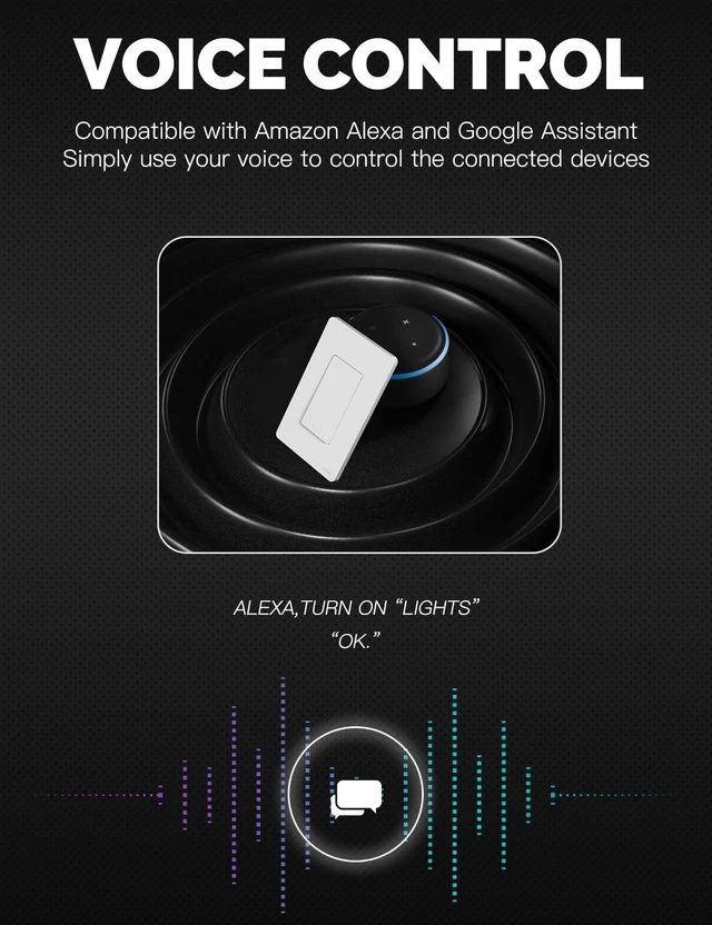 Alt view image 4 of 6 - Zigbee 3 Way Light Switch 1 Gang, Need Neutral Wire & MOES Zigbee Hub | Smart Wall Switches Single Pole, Support Home Assistant & Zigbee2MQTT, Remote Control, Work with Alexa/Google Assistant
