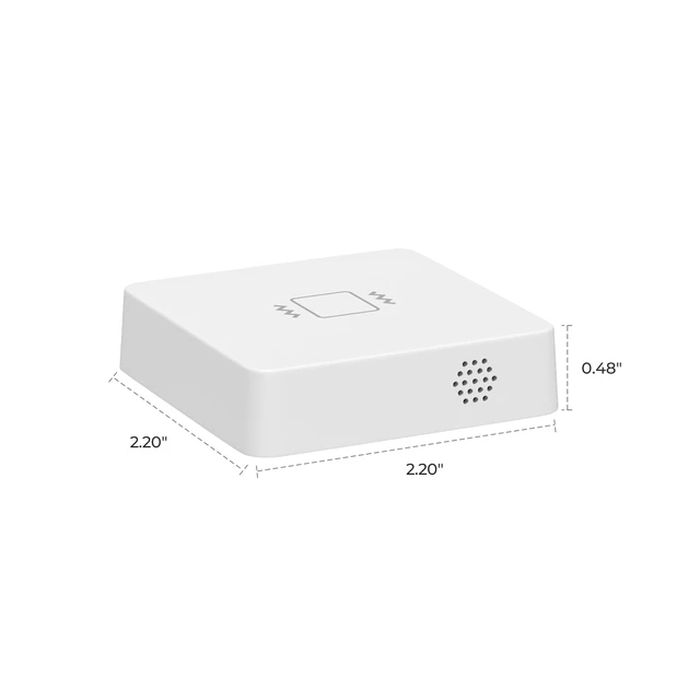 Alt view image 2 of 6 - Smart Vibration Sensor with 110dB Alarm,Zigbee Hub Required,Adjustable Sensitivity, Work with SmartThings, Home Assistant via ZHA/Z2M and Echo Devices with Built-in Zigbee hub