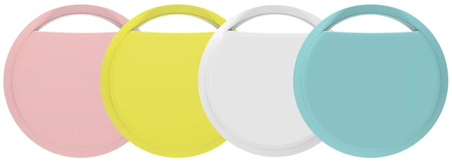 Main image of Air Tracker Tags 4 Pack Smart Tag Bluetooth Trackers Work with Apple Find My (iOS Only), Lightweight Tag Prevent Loss of Luggage Wallets Keys Bags,Replaceable Battery,IP67 Waterproof