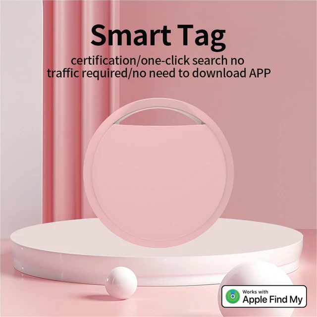 Alt view image 6 of 6 - Air Tracker Tags 4 Pack Smart Tag Bluetooth Trackers Work with Apple Find My (iOS Only), Lightweight Tag Prevent Loss of Luggage Wallets Keys Bags,Replaceable Battery,IP67 Waterproof