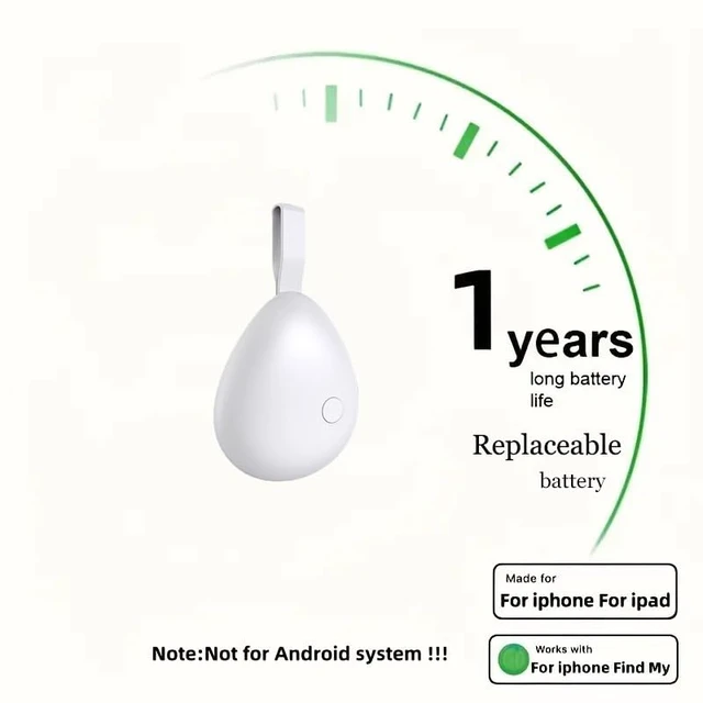 Alt view image 5 of 7 - GPS Tracker for Vehicles, Mini Tracking Device for Vehicles, Car Tracker Device Hidden No Subscription Work with Find My (iOS Only), Key Finder, for Kids, Dogs, Luggage, Bag (White, 4 Pack)
