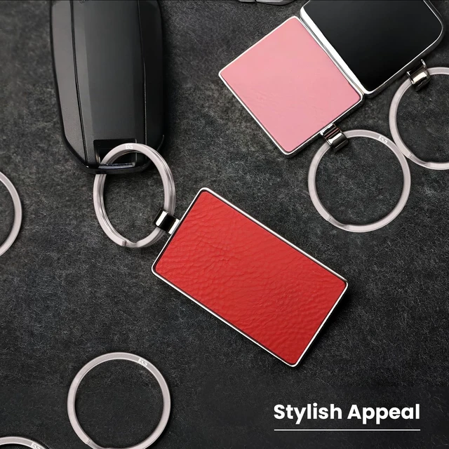 Alt view image 6 of 6 - Titanium Split Key Rings, 6-Pack, Assorted Sizes, Natural Color, Premium Non-Magnetic Titanium