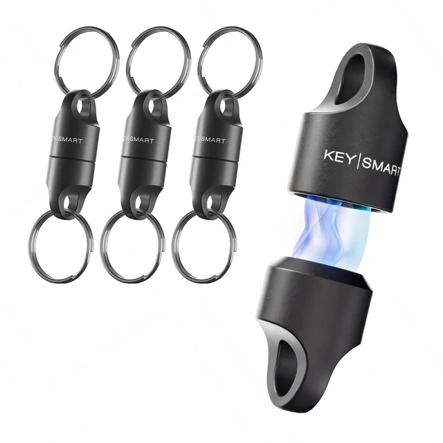 Main image of MagConnect 3 Pack - Magnetic Quick Release KeyChain, Pull Apart Detachable Key Chain for Car Keys, Key Ring Key Holder Magnet Attachment Accessory for Men Women (3 pack)