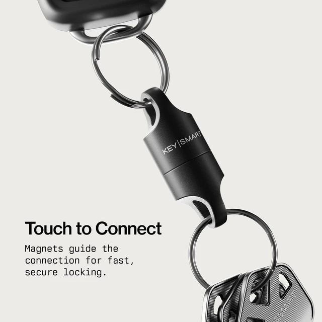 Alt view image 6 of 7 - MagConnect 3 Pack - Magnetic Quick Release KeyChain, Pull Apart Detachable Key Chain for Car Keys, Key Ring Key Holder Magnet Attachment Accessory for Men Women (3 pack)