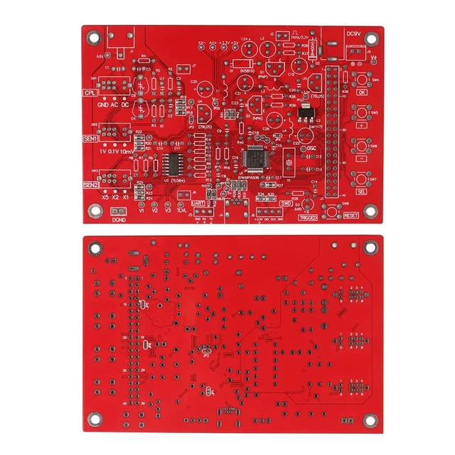 Alt view image 5 of 6 - DSO 138 DIY Oscilloscope Kit Opening Source 2.4" TFT 1MSPS Digital Oscilloscope Kit with DIY Parts & Probe, Handheld Pocket Sized 13803K, SMD Electronic Learning Set