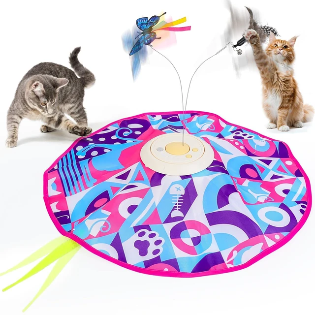 Main image of Interactive Cat Toys for Indoor Cats, Kitten Toys for Indoor Kittens,Pink | Automatic Electronic Cat Toys for Bored Adult Cats, Stimulating Moving Cat Enrichment Toy, Hide and Seek Cat Games Toy