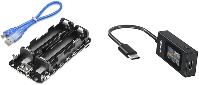 Main image of USB C Tester Power Meter,Digital Multimeter, Type C Voltage and Current Tester Meter, Power Bank Capacity,Working Time Ammeter Voltmeter USB Cable Charger Detector LED Display