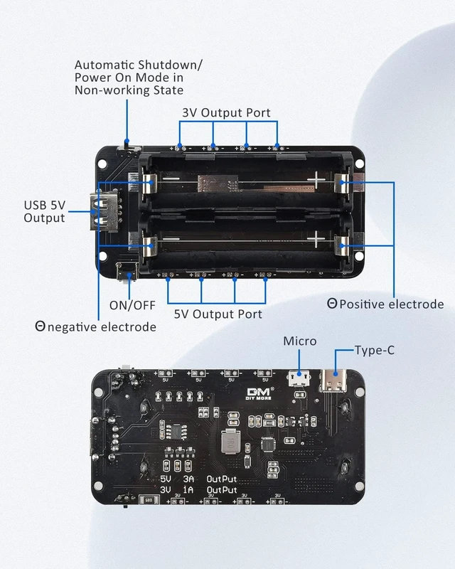 Alt view image 5 of 7 - USB C Tester Power Meter,Digital Multimeter, Type C Voltage and Current Tester Meter, Power Bank Capacity,Working Time Ammeter Voltmeter USB Cable Charger Detector LED Display