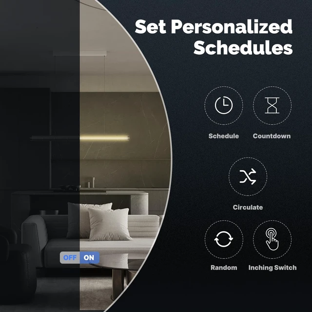 Alt view image 4 of 6 - Zigbee Smart Switch 1 Gang, Need MOES Zigbee Hub & Neutral Wire, White | Smart Light Switch, Work as Relay, Support Tuya Smart Life, Compatible with Home Assistant / Zigbee2MQTT, Glass Panel