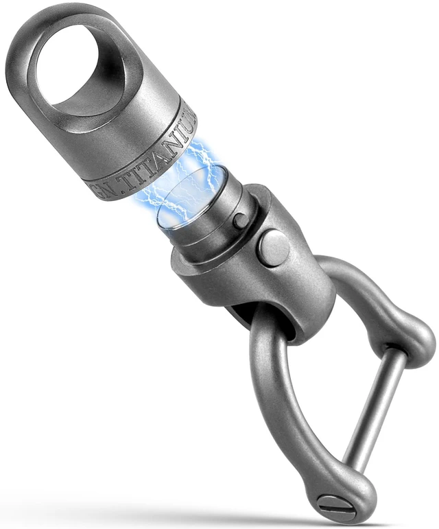 Main image of Quick Release Magnetic Keychain, Detachable Magnet Key Chain Holder | Lightweight Rustproof, Double Pin Anti-lost Lock, Tangle-free 360° Swivel, for Car Home Keys Valet Daily Carry