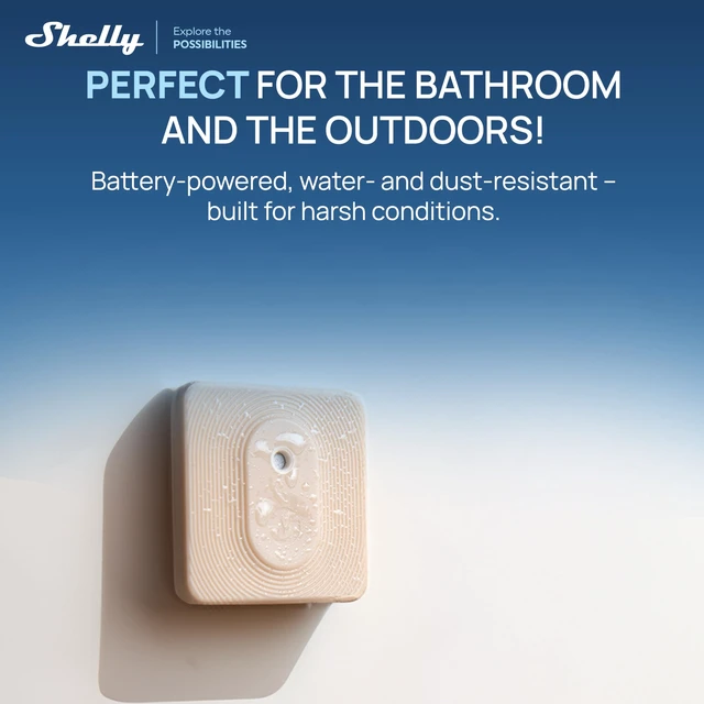 Alt view image 5 of 7 - BLU H&T ZB, Bluetooth & Zigbee Operated Temperature & Humidity Levels Sensor, Compatible with Home Assistant, Alexa, Google Home, Water & Dust Resilient, IP54, Real Time Monitoring (Mocha)