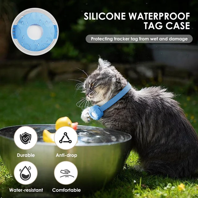 Alt view image 6 of 7 - GPS Tracker for Cats - No Monthly Fee Cat Tracker, Waterproof Real-Time Tracking Collar for Pets, Kids,Luggage & Assets | 367-Day Battery Life | iOS Compatible | Anti-Lost Tracker Device (Blue)
