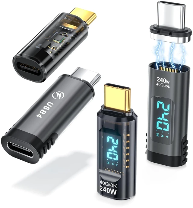 Main image of 240W Digital Display USB C Adapter - Normal & Magnetic
