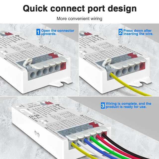 Alt view image 7 of 7 - ZigBee3.0 LED Controller Pro Smart Home 5 in 1 RGBCCT RGBW RGB CCT WWCW Dimmer DC 12-48V 15A Max PWM Dimming Analog LED Strip Light Work with Hub Bridge Alexa Conbee etc (Hub Required)