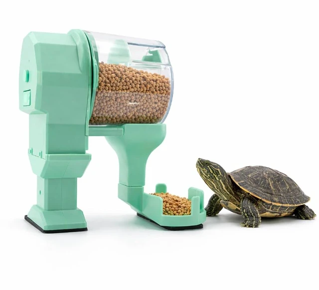 Main image of Automatic Turtle Tank Feeder, Auto Turtle Dispenser with 24/48-Hour Timing Function. 7.1 Oz Large Capacity, Adjustable Dispensing Amount. Compatible with pellets, Flakes and Stick Feed.