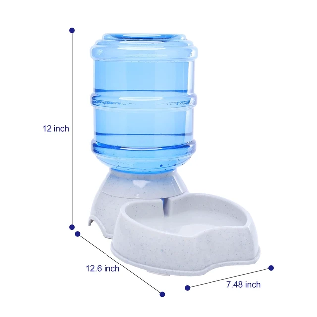 Alt view image 4 of 7 - Pet Water Dispenser Automatic for Dogs Cats, BPA-Free, Gravity Refill, Self Feeding for Small Medium Pets Puppy Kitten Rabbit - 1 Gallon (Waterer)