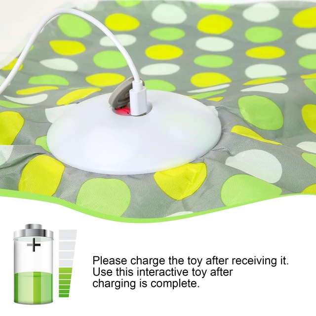 Alt view image 5 of 6 - Interactive Cat Toys for Indoor Cats & Kittens - Automatic Hide & Seek Toy with Feather Tail,Squeaky Mouse Sounds, Motion Activated,USB Rechargeable Boredom Relief & Self Play Enrichment Game