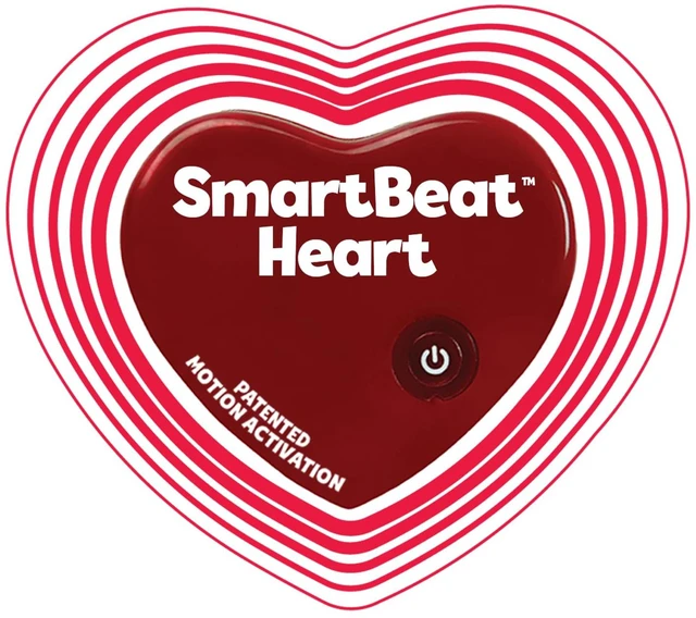 Main image of SmartBeat Replacement Heart, Motion-Activated, 2 Modes | Replacement SmartBeat heart, motion-activated, 2 modes, 8-hour and 24-hour, batteries included, fits all Snuggle Puppy toys