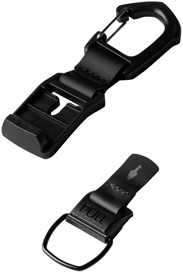Main image of HUB Carabiner Quick Release Keychain with Magnetic Belt Clip | EDC Carabiner for Keys, Tactical Gear & Backpack Accessories,Attach to ALPAKA Sling Bag, Belt Loops