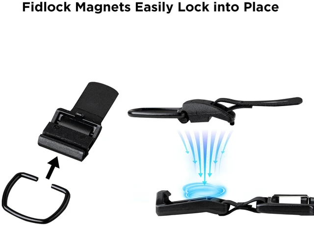 Alt view image 4 of 7 - HUB Carabiner Quick Release Keychain with Magnetic Belt Clip | EDC Carabiner for Keys, Tactical Gear & Backpack Accessories,Attach to ALPAKA Sling Bag, Belt Loops