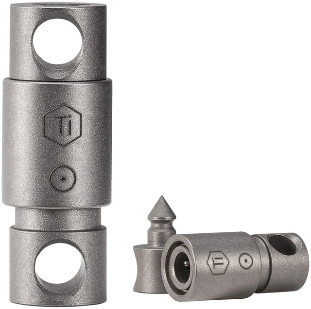 Main image of KA50 Titanium Quick Release Keychain with Lock Swivel Key Clip with Box Opener Tip EDC Key Holder for Everyday Carry