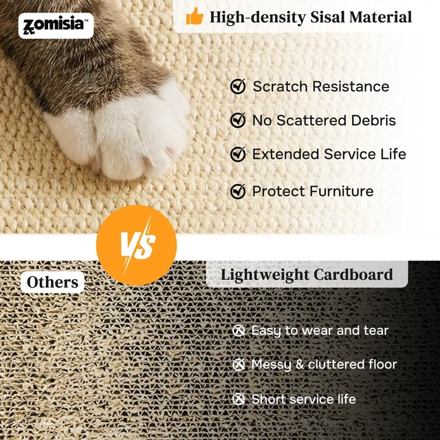 Alt view image 4 of 7 - Cat Scratcher with Ball Track Toy, Sisal Scratch Pad for Indoor Use | Wooden Interactive Cat Puzzle Toys for Adult Cats, Kitten Mental Stimulation Self Play Home Enrichment, Spinning Balls