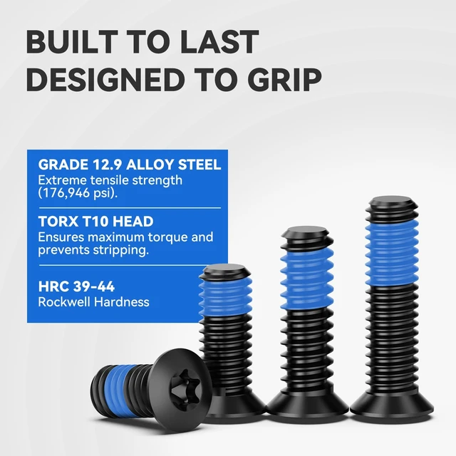 Alt view image 4 of 7 - Red Dot Mounting Screws Kit, 112pcs Optic Screws Set, RMR Screws | 112pcs red dot mounting screws kit with 28 sizes, optic mounting screws, including M3/M3.5/M4/#6-32/#4-40/#6-48 RMSc screws