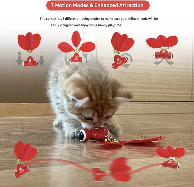 Alt view image 3 of 7 - KiTiFISH Interactive Cat Toy, Automatic Fish Toy with Motion Activation, USB Rechargeable, Fun Exercise Toy for Indoor Cats and Kittens, Ideal Gift
