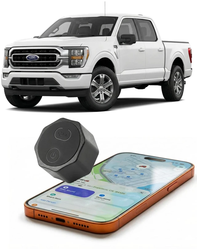 Main image of Air Tracker Tag Hidden Ultra Magnetic Finder for Vehicles, | No Monthly Fee | 5-Year Battery | Works with Apple Find My (iOS Only), for Car, Truck, Motorcycle, Equipment Single Black
