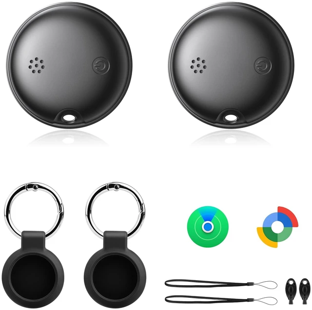 Main image of Bluetooth Item Tracker, Works with iPhone & Android | Smart Item Tracker: Locate Keys, Wallets, Luggage, Bags & More. Ring to Locate, Last Known Location, Left-Behind Alerts.