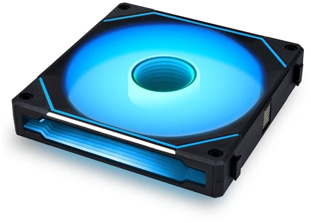 Main image of UNI Fan SL-Infinity 140mm-Single Pack-ARGB Fan-Infinity Mirror-Daisy-Chain Design-Customizable Lighting Effects-One Cable Connection-Without Controller-Black-(UF-SLIN140-1B)