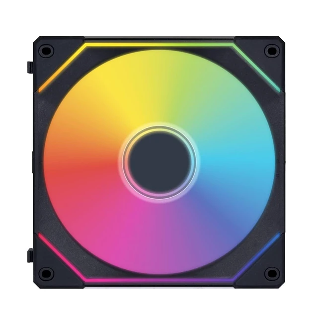 Alt view image 2 of 6 - UNI Fan SL-Infinity 140mm-Single Pack-ARGB Fan-Infinity Mirror-Daisy-Chain Design-Customizable Lighting Effects-One Cable Connection-Without Controller-Black-(UF-SLIN140-1B)
