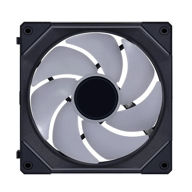 Alt view image 3 of 6 - UNI Fan SL-Infinity 140mm-Single Pack-ARGB Fan-Infinity Mirror-Daisy-Chain Design-Customizable Lighting Effects-One Cable Connection-Without Controller-Black-(UF-SLIN140-1B)