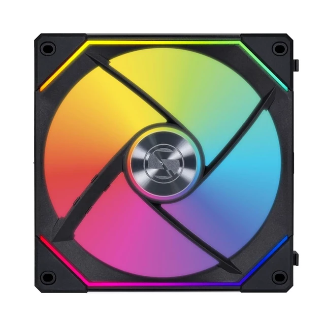 Alt view image 4 of 6 - UNI Fan SL-Infinity 140mm-Single Pack-ARGB Fan-Infinity Mirror-Daisy-Chain Design-Customizable Lighting Effects-One Cable Connection-Without Controller-Black-(UF-SLIN140-1B)