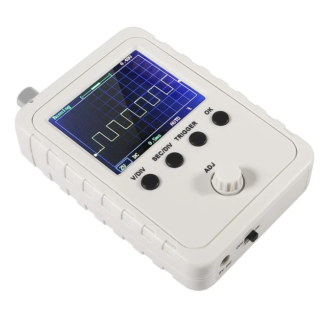 Alt view image 5 of 6 - DSO 150 Digital Oscilloscope Kit with Protection Box Color 2.4" TFT LCD Full Assembled with Allicator Chip Cable Probe and Case Cover, Sensitivity for Oscilloscope DIY Kit