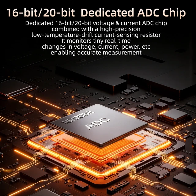 Alt view image 6 of 7 - USB Tester C2 Lite Digital Voltmeter Charging Power Detector PD3.2 Battery Tester Fast Charge Detection TriggerC2 Lite