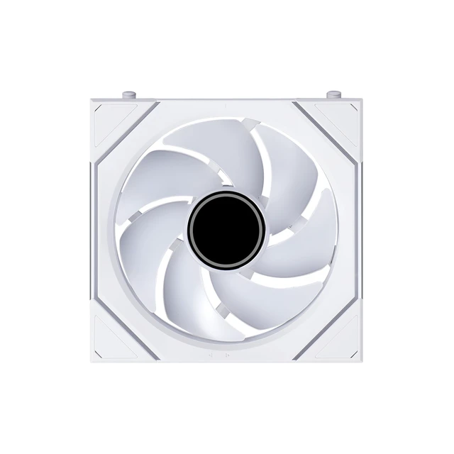Alt view image 3 of 7 - UNI Fan SL-INF Flex 120mm Normal Blade (NOT Reverse) ARGB Fan, Single Pack, Infinity Mirror, Controller Not Included, White (12SLIN1F1W)