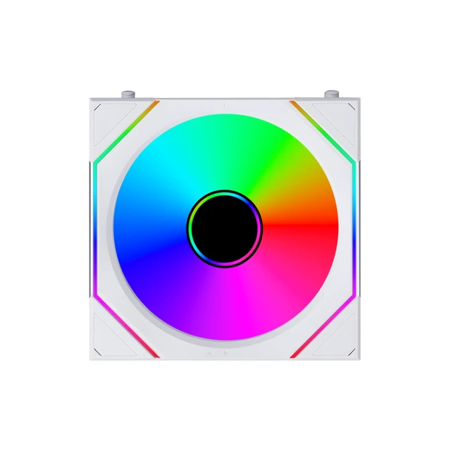 Alt view image 2 of 7 - UNI Fan SL-INF Flex 120mm Normal Blade (NOT Reverse) ARGB Fan, Single Pack, Infinity Mirror, Controller Not Included, White (12SLIN1F1W)