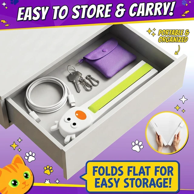 Alt view image 7 of 7 - Interactive Cat Toy for Indoor Cats: Door-Mounted Automatic Moving Enrichment Cat Toy with Adjustable Motion Modes, Rechargeable Electric for Kittens & Bored Adult Cats, Hands-Free Pet Play Accessory