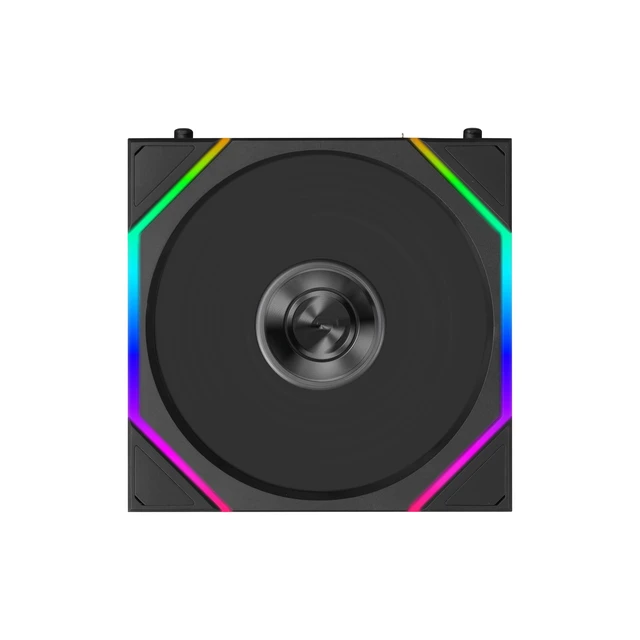Alt view image 4 of 7 - UNI Fan TL Flex 120 Reverse Blade ARGB PWM Fan, Black | Single Pack, 120mm Reverse Blade ARGB Fan, Infinity Mirror, Controller Not Included