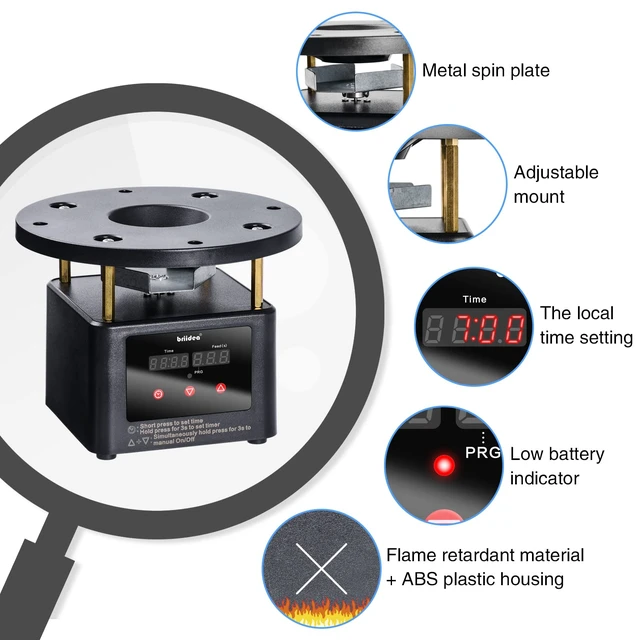 Alt view image 3 of 7 - Automatic Chicken Feeder Timer, Poultry Feeder Motor and Timer Kit, Metal Spin Plate, Adjustable Mount, Ideal for Chickens, Ducks, Geese