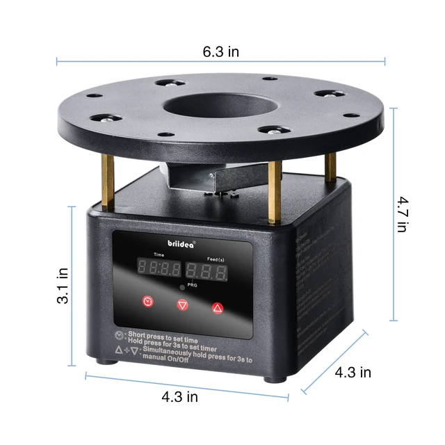 Alt view image 5 of 7 - Automatic Chicken Feeder Timer, Poultry Feeder Motor and Timer Kit, Metal Spin Plate, Adjustable Mount, Ideal for Chickens, Ducks, Geese